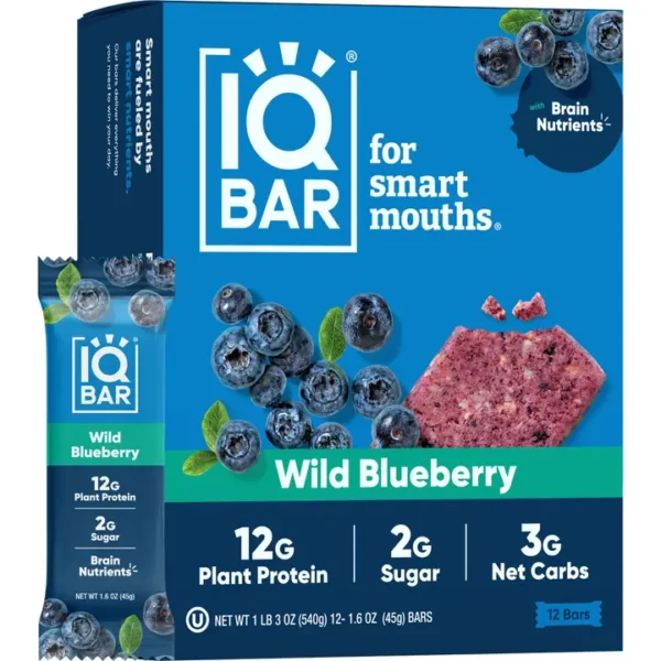 Wild Blueberry | Brain + Body Keto Protein Bars