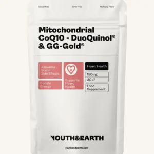 Mitochondrial CoQ10 - Duoquinol® & Gg-Gold®  150mg X 30 So, 30 Caps