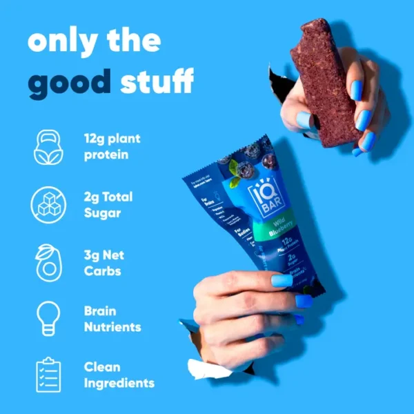Wild Blueberry | Brain + Body Keto Protein Bars - Image 4