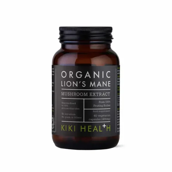 Organic Lion's Mane Extract Mushroom, 400mg, 60 Vegicaps
