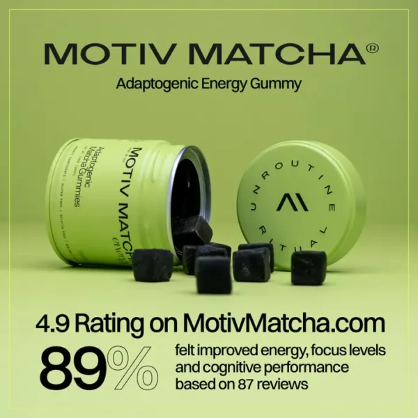 Organic Matcha Gummy 300mg - Image 3