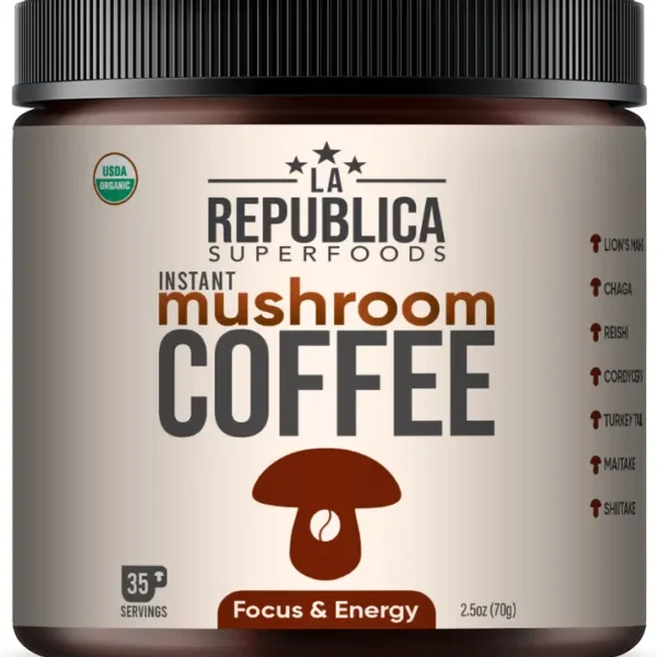 USDA Organic Mushroom Coffee, 35 Servings