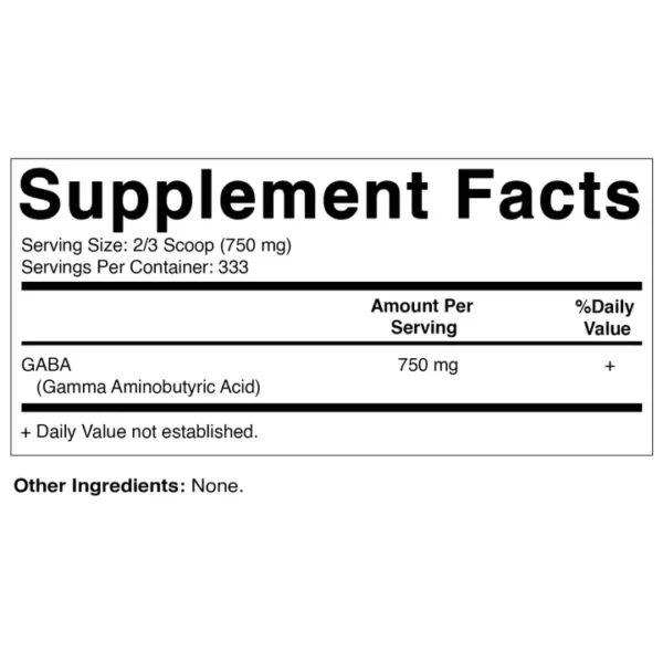 Gaba Powder, 750mg - Image 4