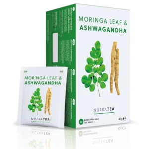 Moringa Leaf & Ashwagandha Herbal Tea, 20 bags
