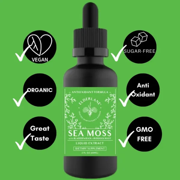 Sea Moss Drops, 60ml, Original Flavor - Image 4