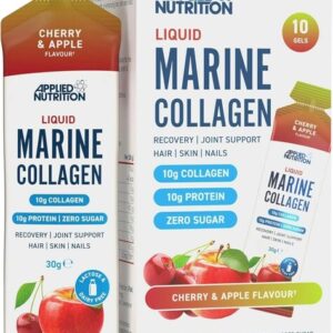 Liquid Marine Collagen, Cherry & Apple - 10 x 30g