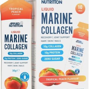 Liquid Marine Collagen, Tropical Peach - 10 x 30g