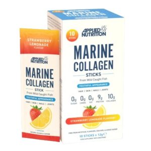 Marine Collagen Sticks, Strawberry Lemonade - 10 x 12g