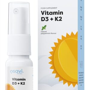 Vitamin D3 K2 Oral Spray Peppermint 25 Ml – Legendary Series Supplement