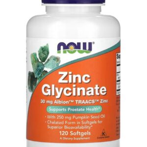 Zinc Glycinate 120 Softgels – Legendary Series Supplement