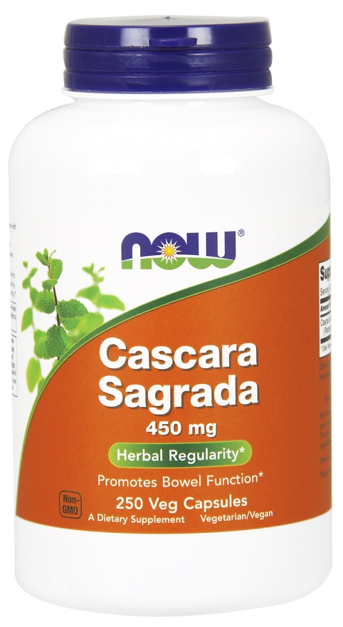 Cascara Sagrada, 450mg – 250 vcaps