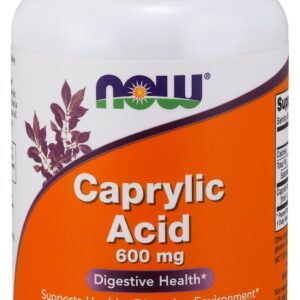 Caprylic Acid, 600mg – 100 softgels