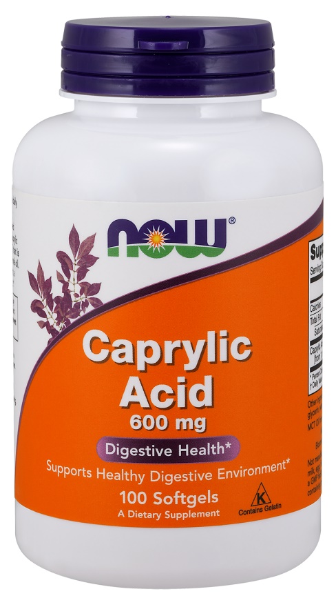 Caprylic Acid, 600mg – 100 softgels