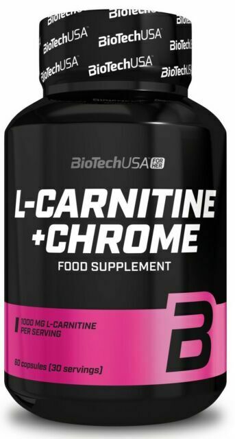 L-Carnitine + Chrome – 60 caps