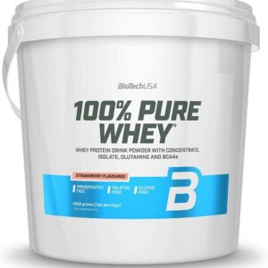100% Pure Whey, Strawberry - 4000g